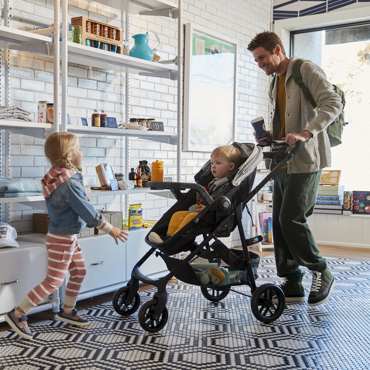 Grey Modular Travel System Stroller with Infant Car Seat C888