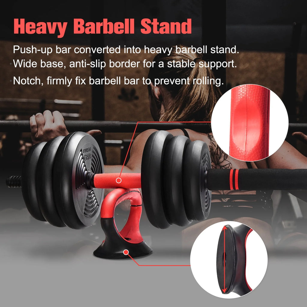 5-in-1 Adjustable Dumbbell Set 45lb Black V267