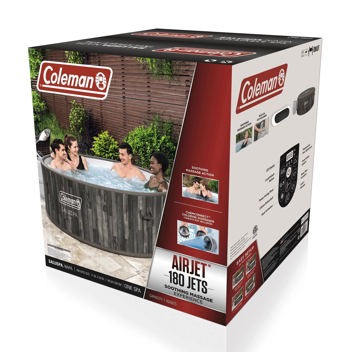 Inflatable Hot Tub with 180 Jets K49763