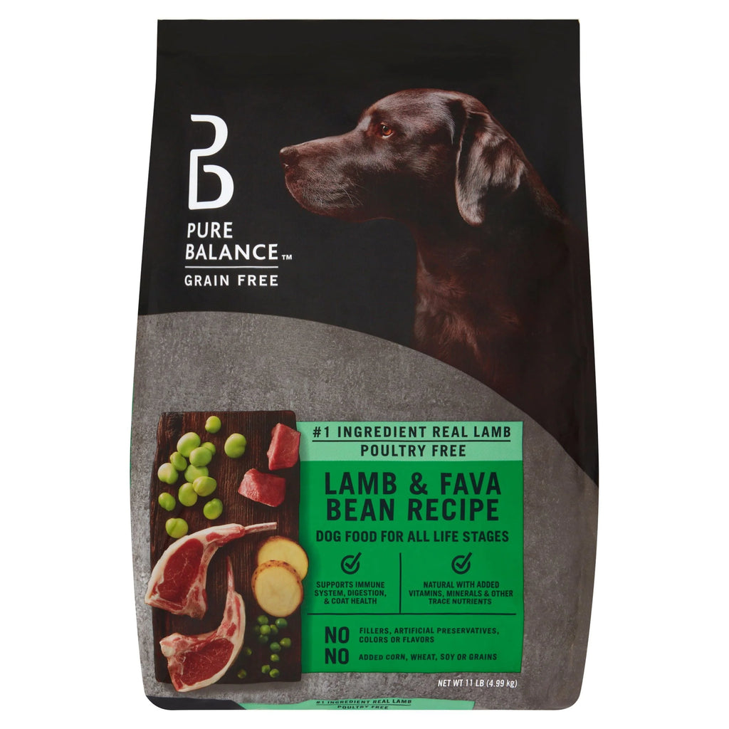 Lamb & Fava Bean Recipe Grain-Free Dry Dog Food 24 lbs A652588