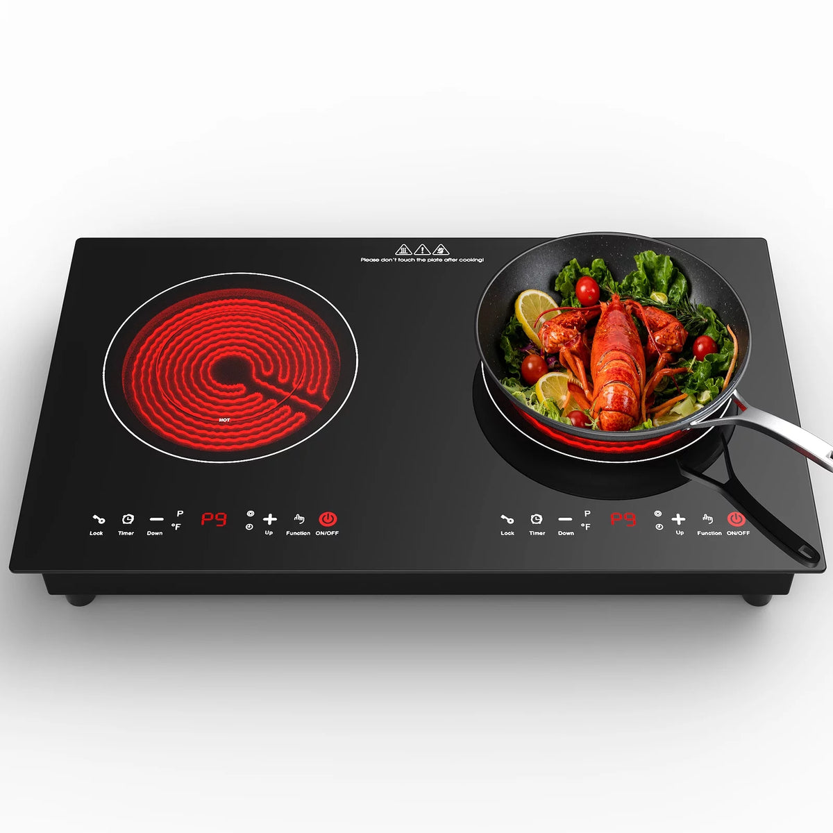 24 Inch 2400W Electric Ceramic Cooktop V190792