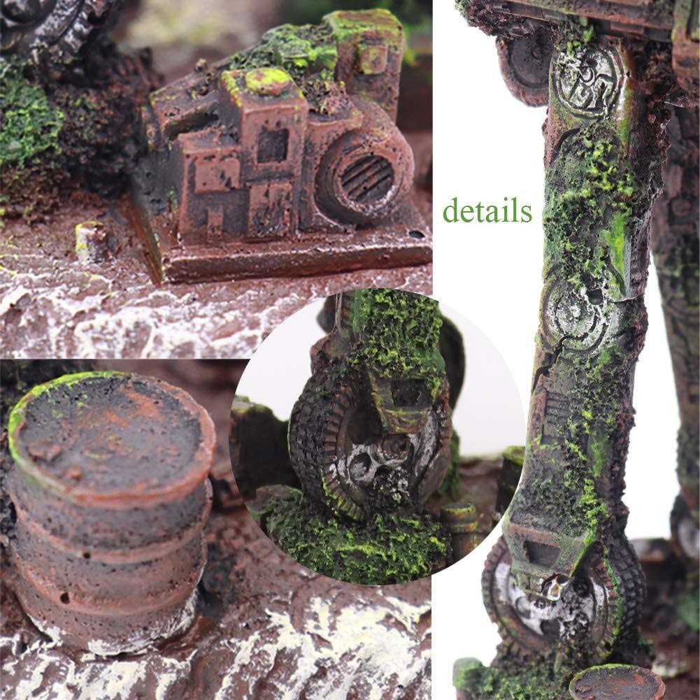Aquarium Decorations Walking Land Tank Aquarium Ornament V79802