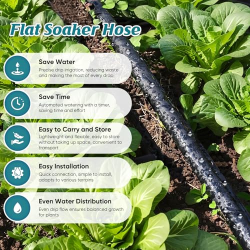 100ft Soaker Garden Hose A254