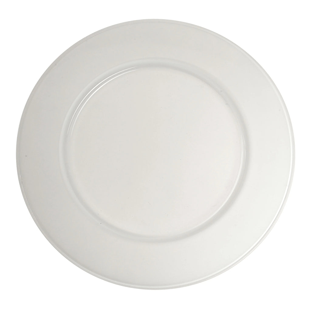 Glass Charger Plates Set of 6 M551