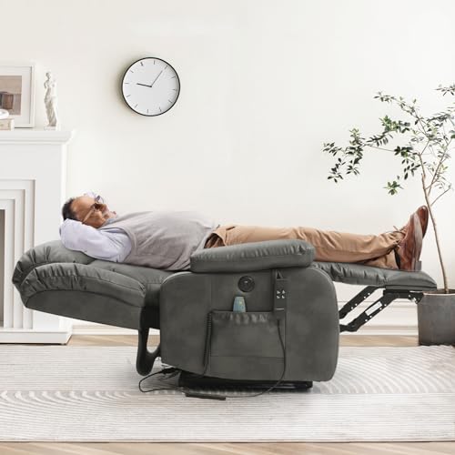 Large Power Lift Recliner Chair with Heat and Massage X211