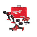 18-Volt Lithium-Ion Brushless Cordless Hammer Drill and Impact Driver Combo Kit F4243