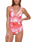 Tie-Dye Strappy-Back One-Piece Swimsuit X190280