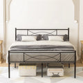 Full Size Metal Bed with Headboard K192