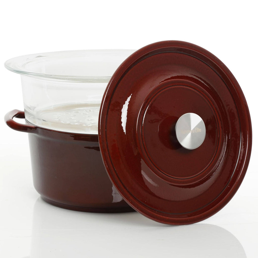 5qt Casserole with Glass Steamer P812274