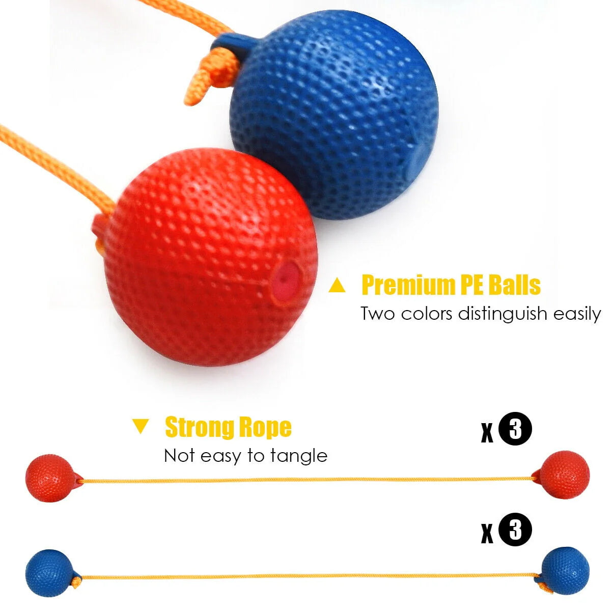 Ladder Ball Toss Game Set with Carrying Bag F570