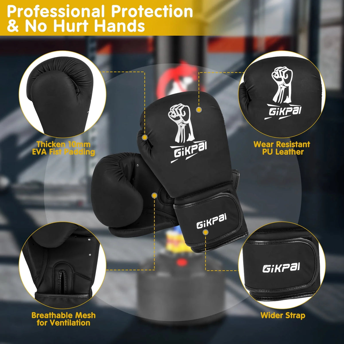 69'' 182lbs Freestanding Punching Bag with Stand R877828