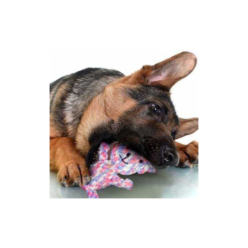 Knotted Soft Cotton Rope Teething Toy C9196