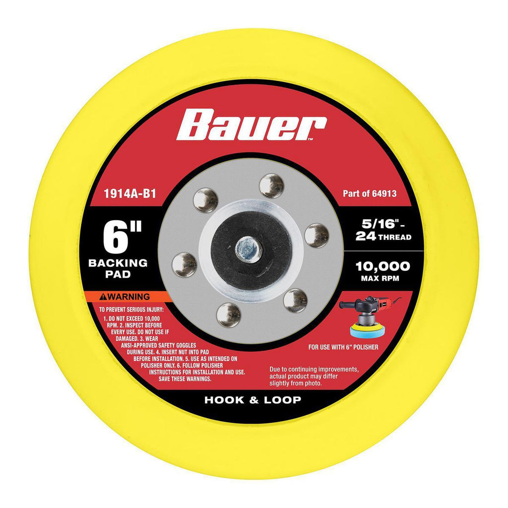6 in. Hook and Loop Backing Pad P335