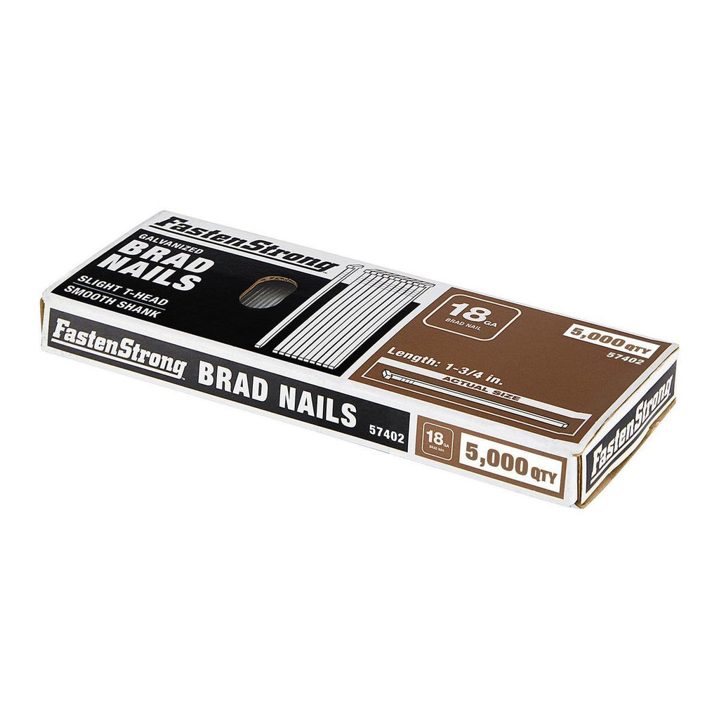 1-3/4 in. 18 GA Galvanized Brad Nails, 5000-Piece Y33391