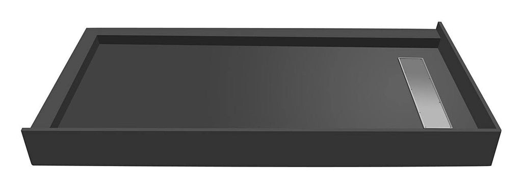 Double Threshold Shower Base with Drain D851