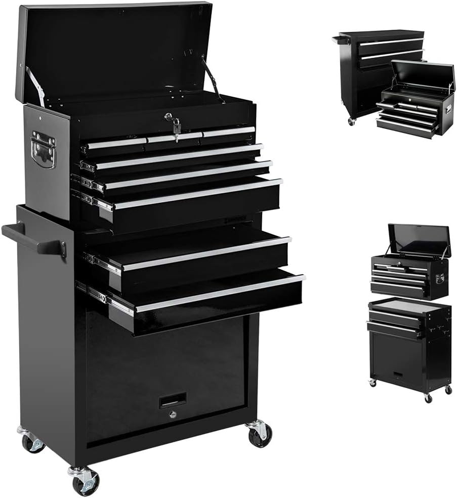 8 Drawer Rolling Tool Chest with Lock W861181