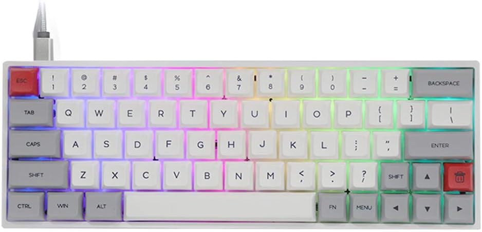 Hot Swappable Bluetooth 5.1 Wireless/Wired RGB Backlit Mechanical Keyboard C309