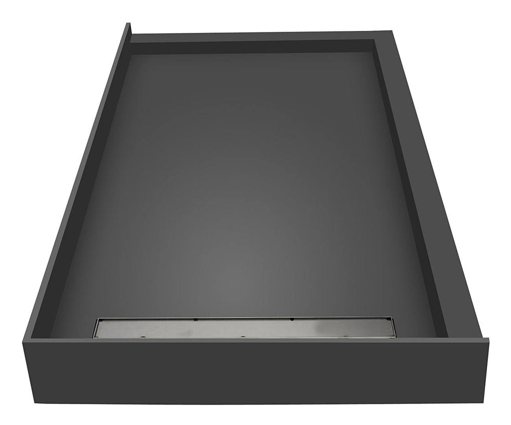 Double Threshold Shower Base with Drain D851