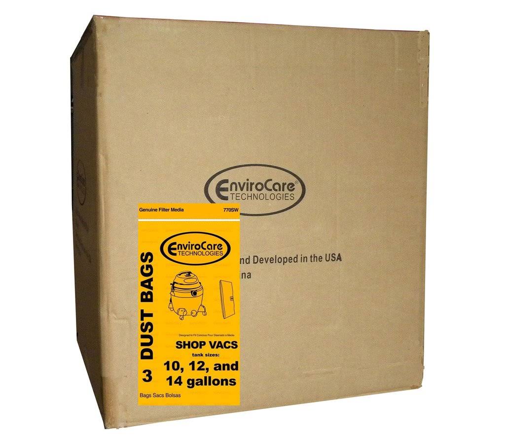 ShopVac Type F 10-14 Gallon Wet/Dry Vacuum Bags P2057