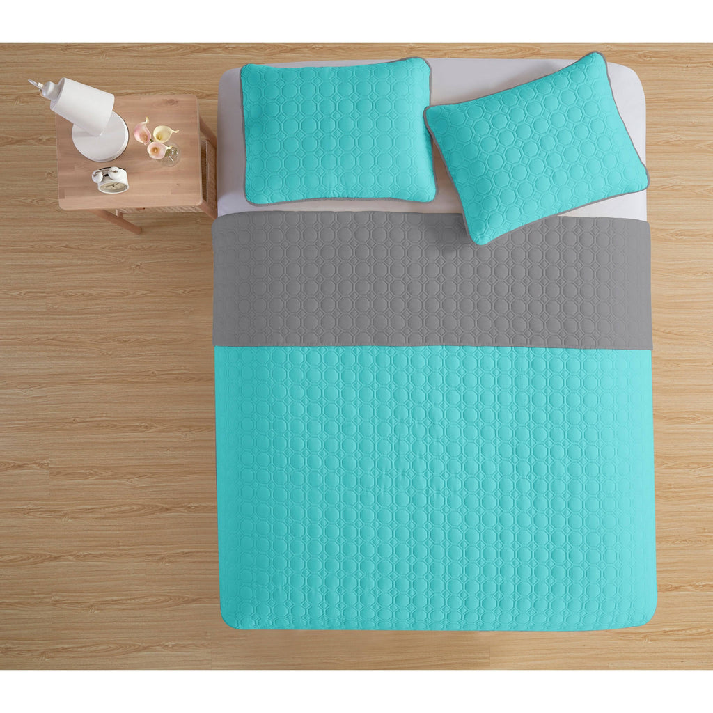 Reversible 3-Piece Quilt Set King V325594
