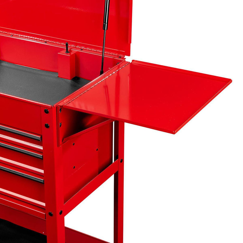 Folding Side Tray for 4-Drawer Tech Cart, Slate Gray L71392