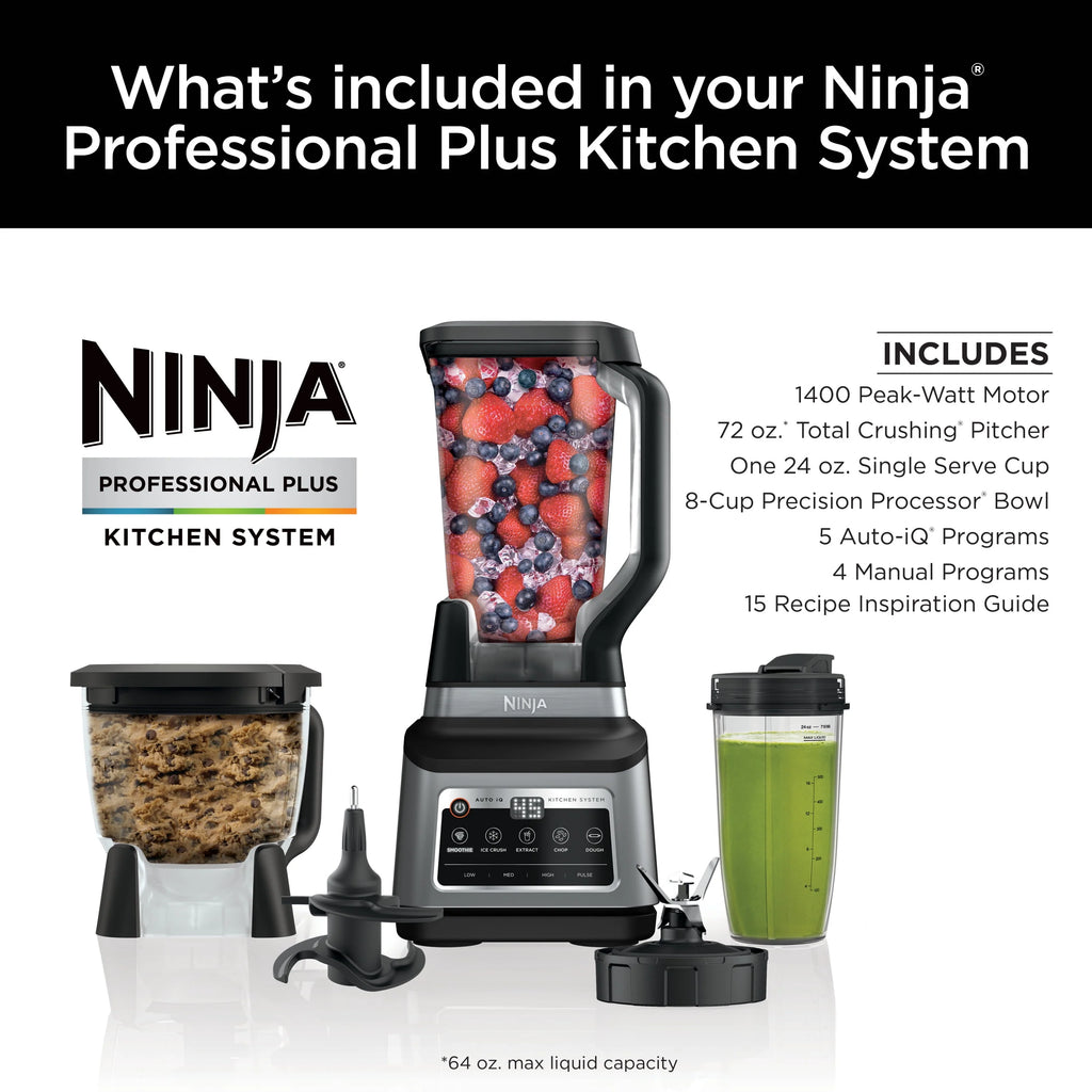 Kitchen System with 72 oz Blender Pitcher E419273