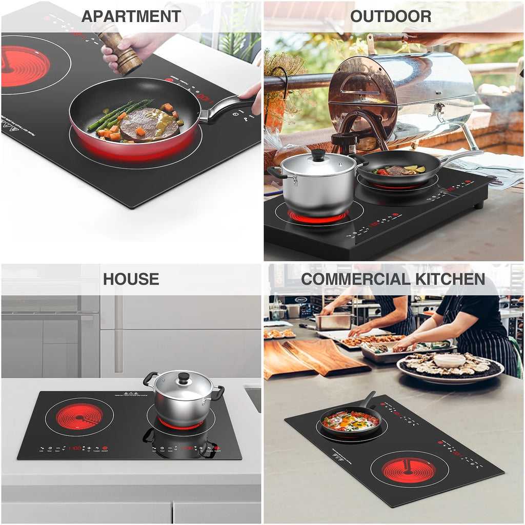 24 Inch 2400W Electric Ceramic Cooktop V190792