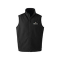 Black Softshell Full-Zip Vest Q716