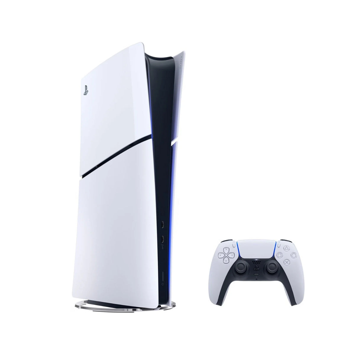 White and Starlight Blue PlayStation 5 Slim Digital Edition 1TB Gaming Console K95509