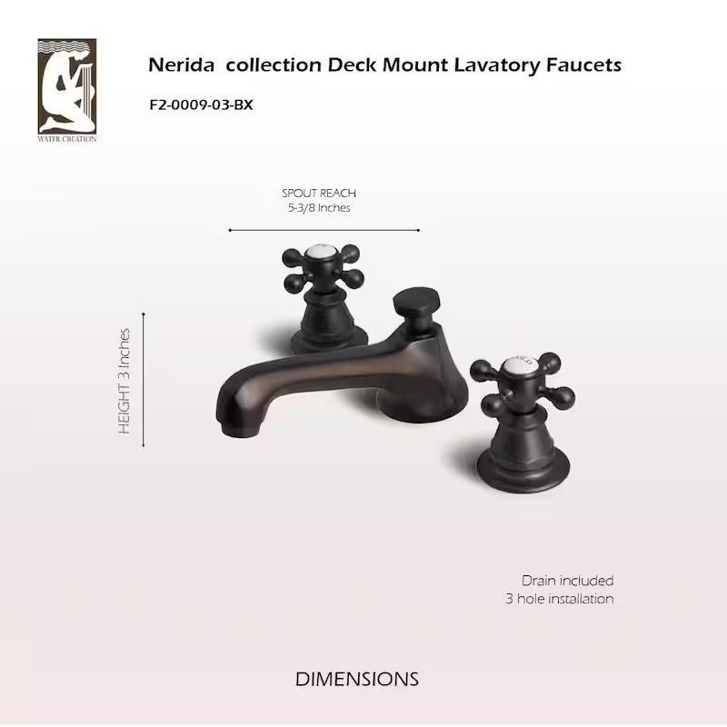 2-Handle Widespread Bathroom Faucet with Pop-Up Drain G894835