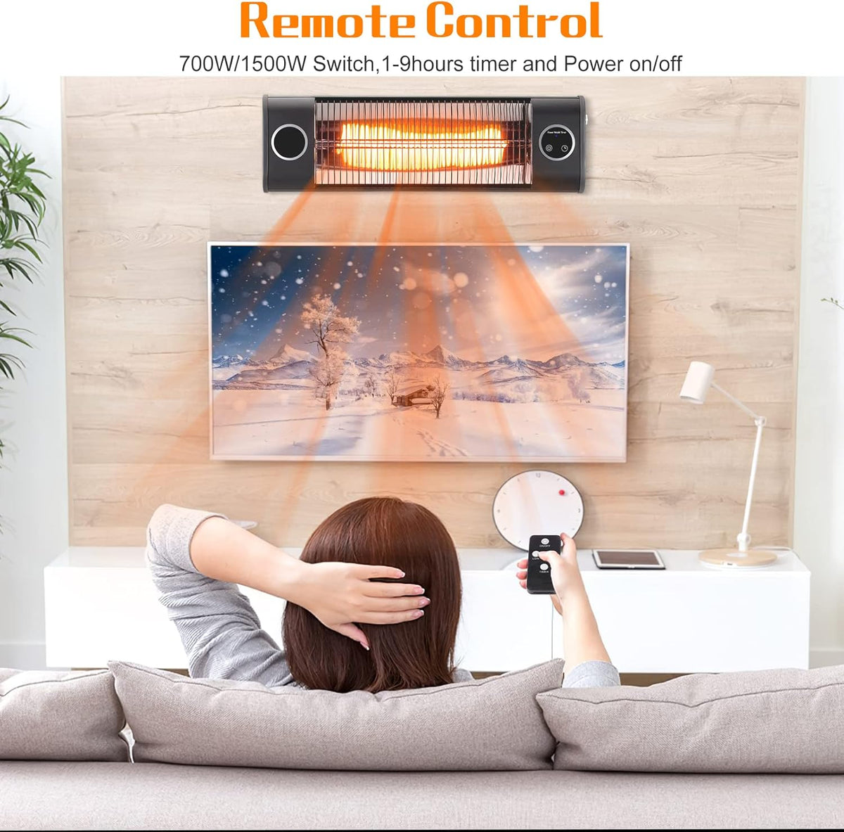 1500W Electric Infrared Patio Heater A710919