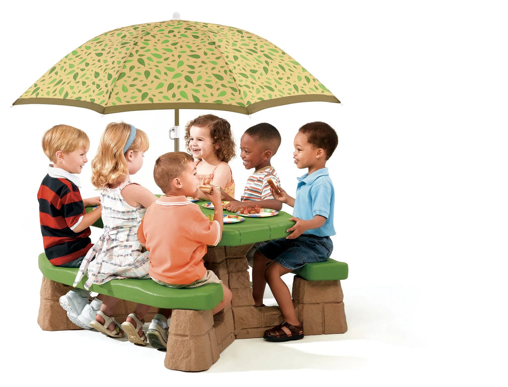 Kids Picnic Table with Umbrella S728