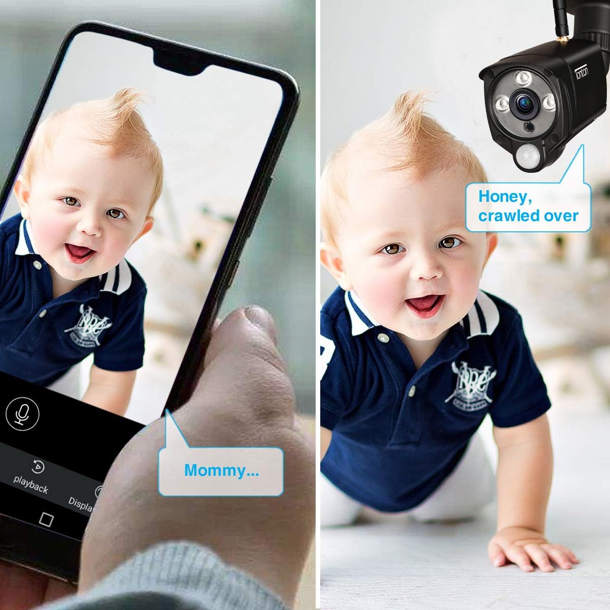 8CH 5MP Wireless Security Camera System with 2TB HDD and 8PCS 3MP Outdoor Bullet Cameras Y90492