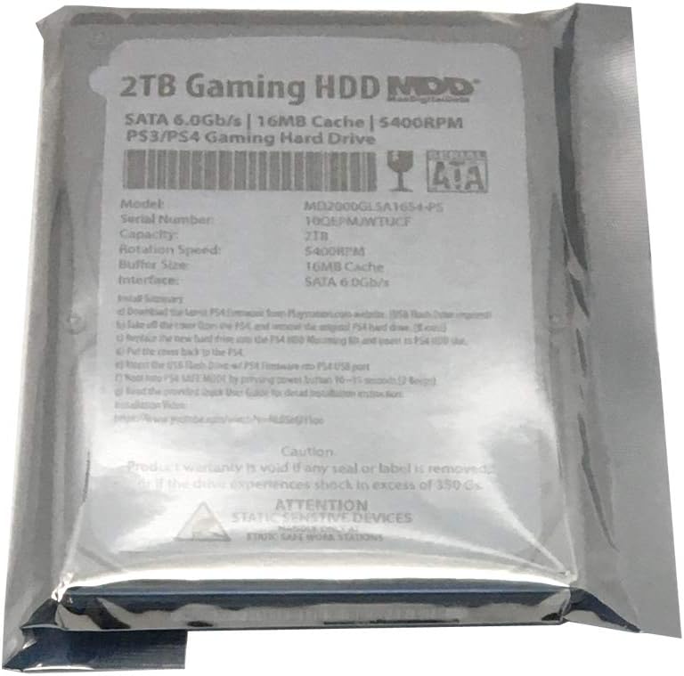 2TB 5400RPM 8MB Cache SATA 6.0Gb/s 2.5 Hard Drive F8694