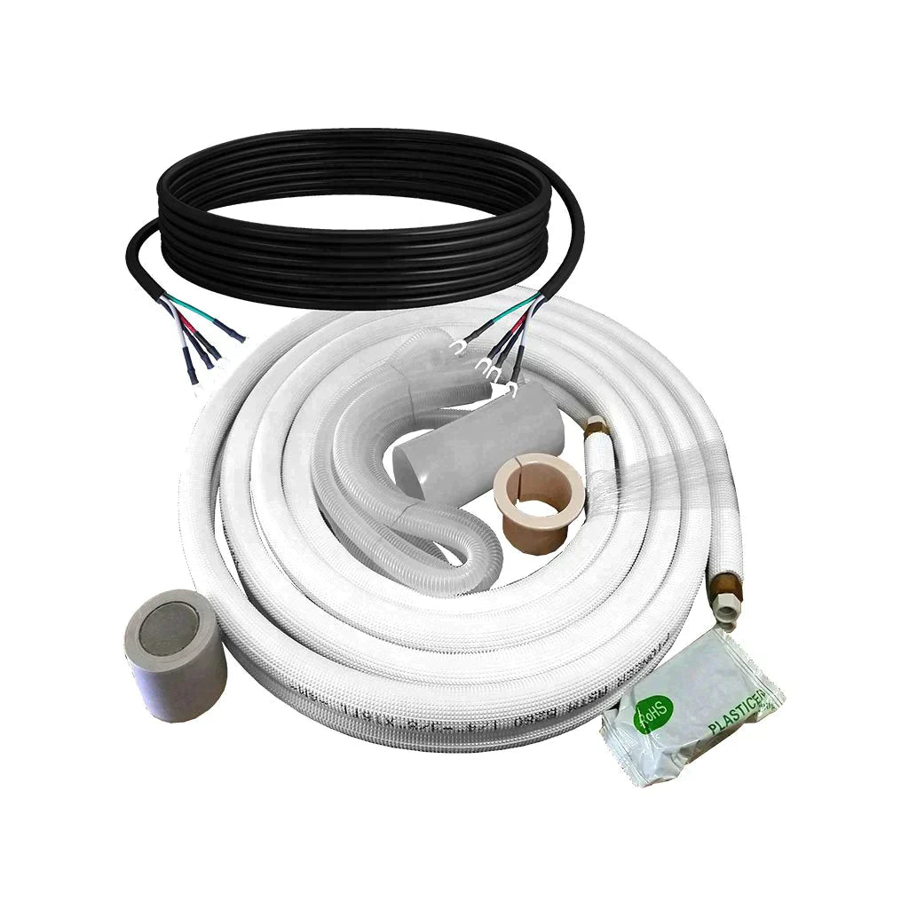 25ft 1/4-1/2 Copper Piping Kit Line Set H1513