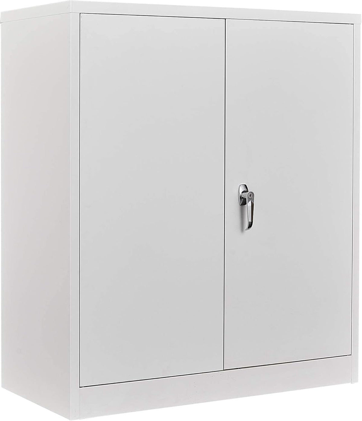 42” Tall Steel Storage Cabinet with Locking Door and 2 Adjustable Shelves I7038
