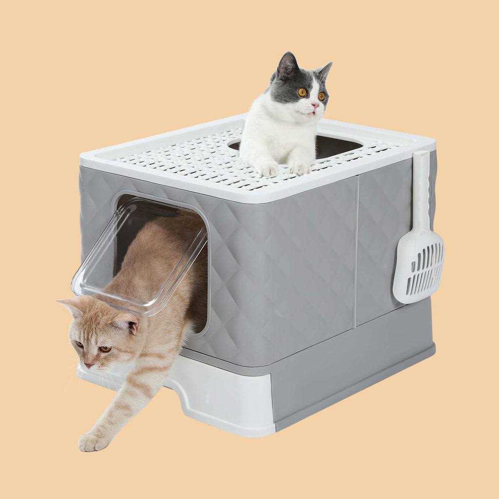 Enclosed Anti-splash Cat Litter Box J1321