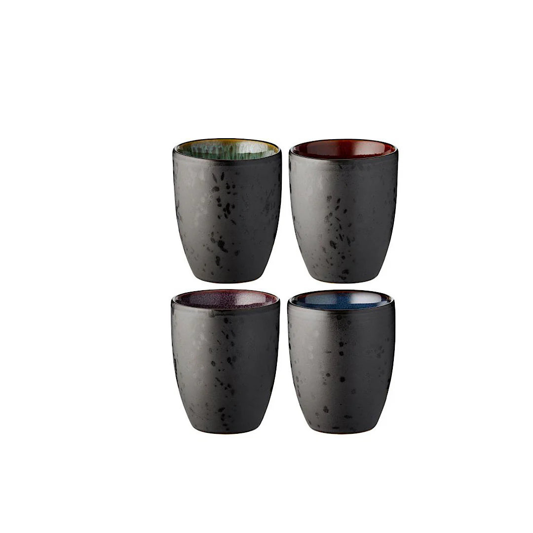 Stoneware Thermo Mug 0.27 l 4 Pcs O4464