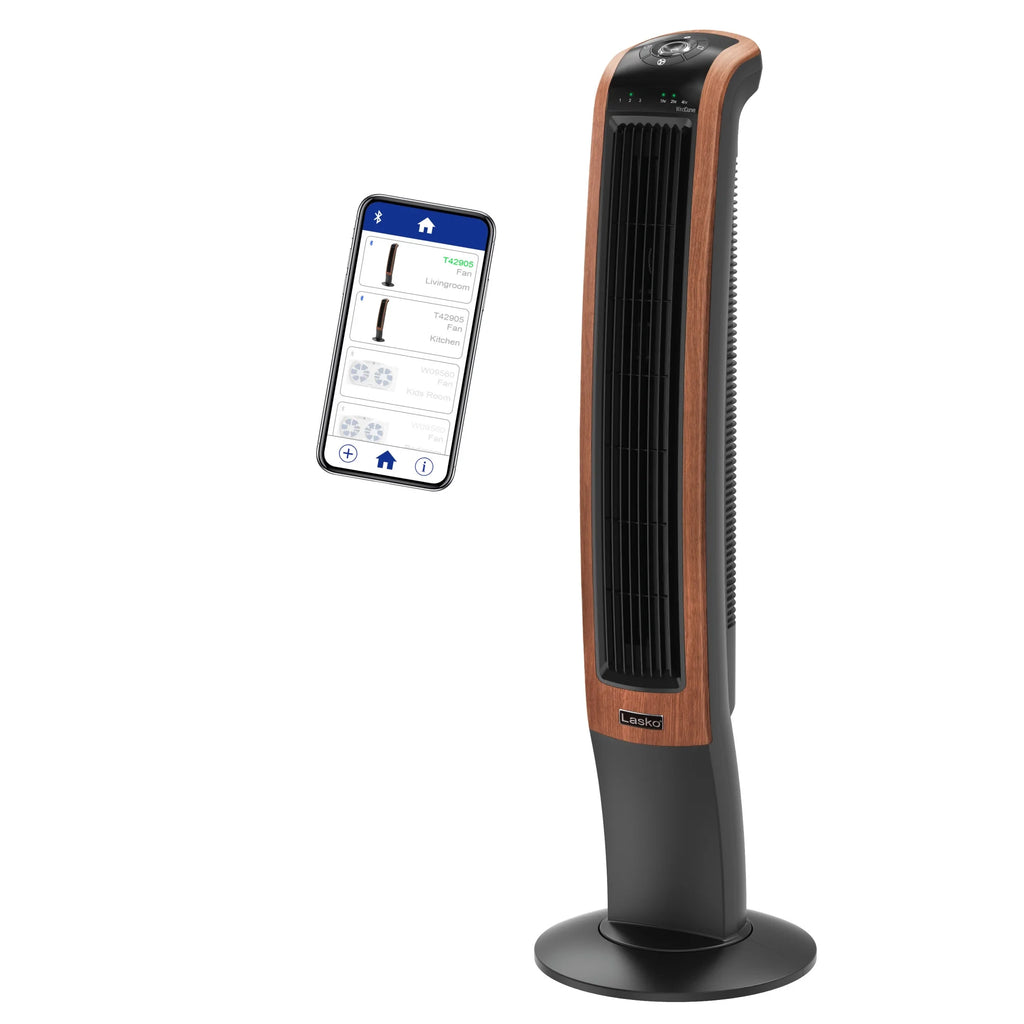 Black Oscillating Tower Fan Z1209