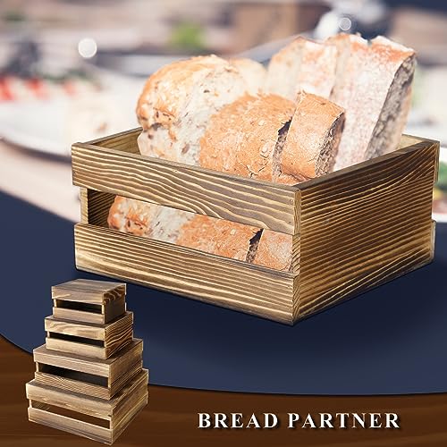 4 Pieces Wood Cupcake Display Stand Risers D496