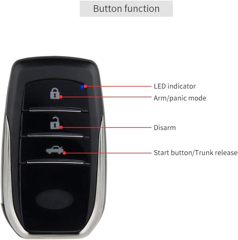 Plug and Play PKE Remote Starter Kit Push Start Button S1170