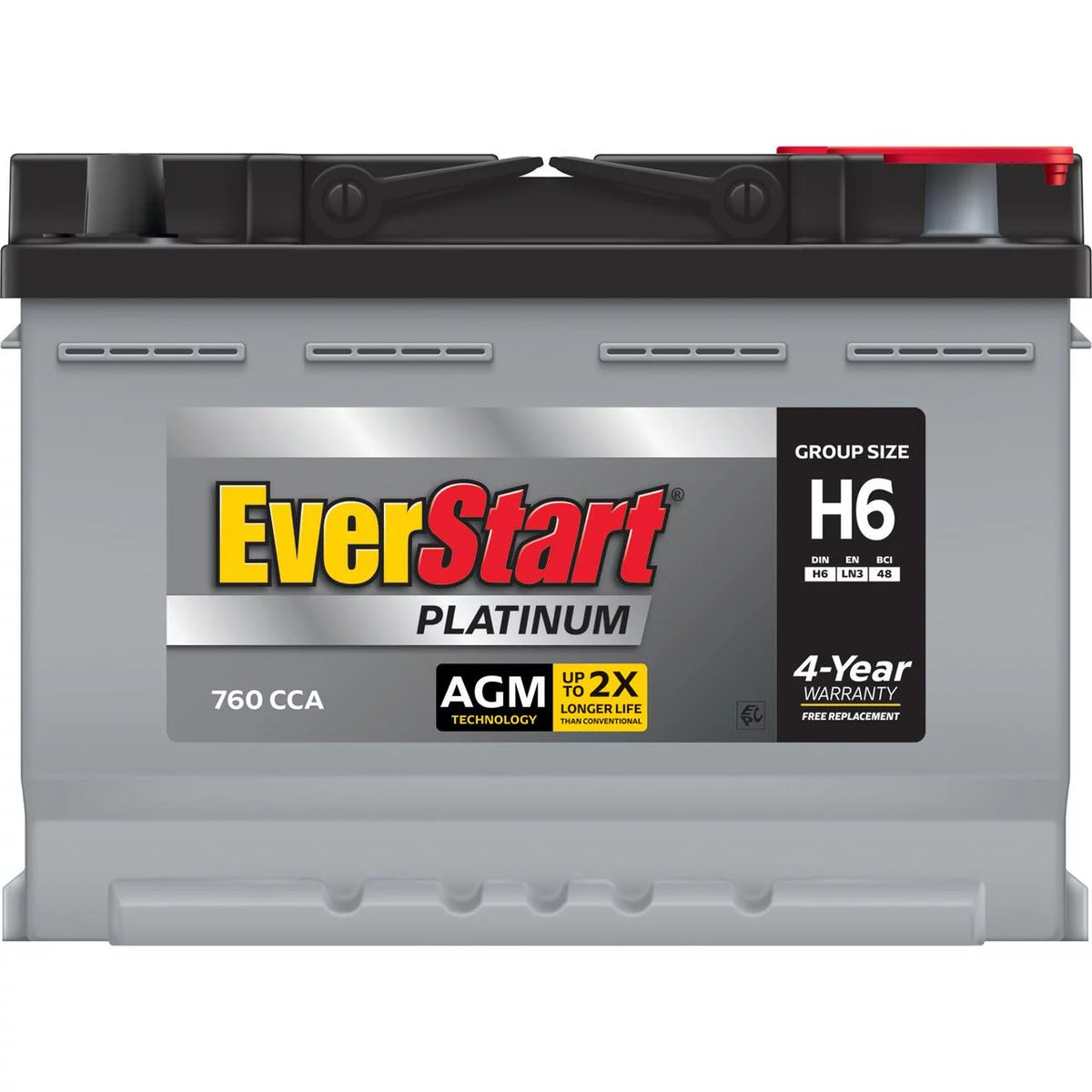 AGM Automotive Battery Group Size H6 12 Volt 760 CCA G11052