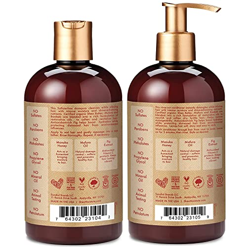 Sulfate Free Shampoo and Conditioner Set 13 Fl Oz X777