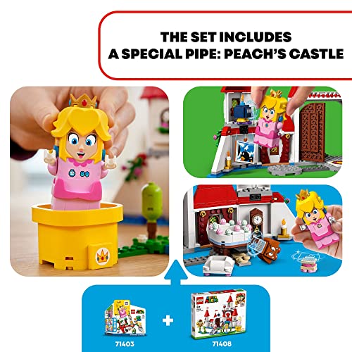 Buildable Game Toy with Time Block Plus Bowser and Toadette Figures R6539