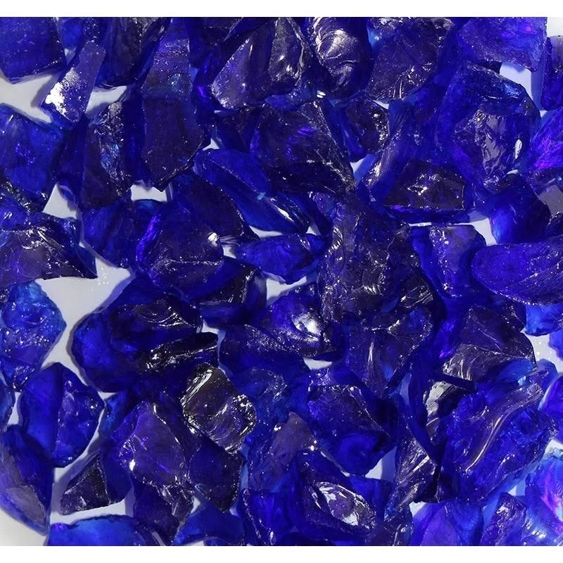 Recycled Fire Pit Fire Glass in Ocean Blue G426