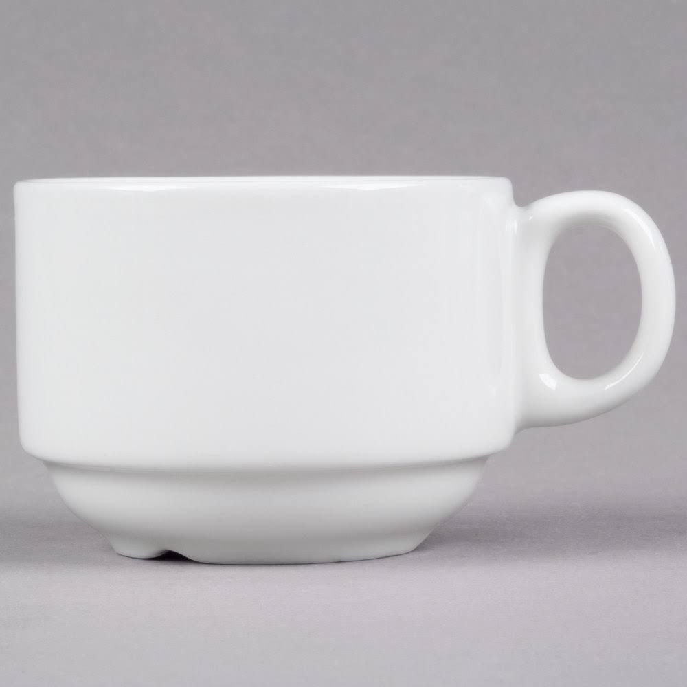 7 oz White Stackable Cup I4470