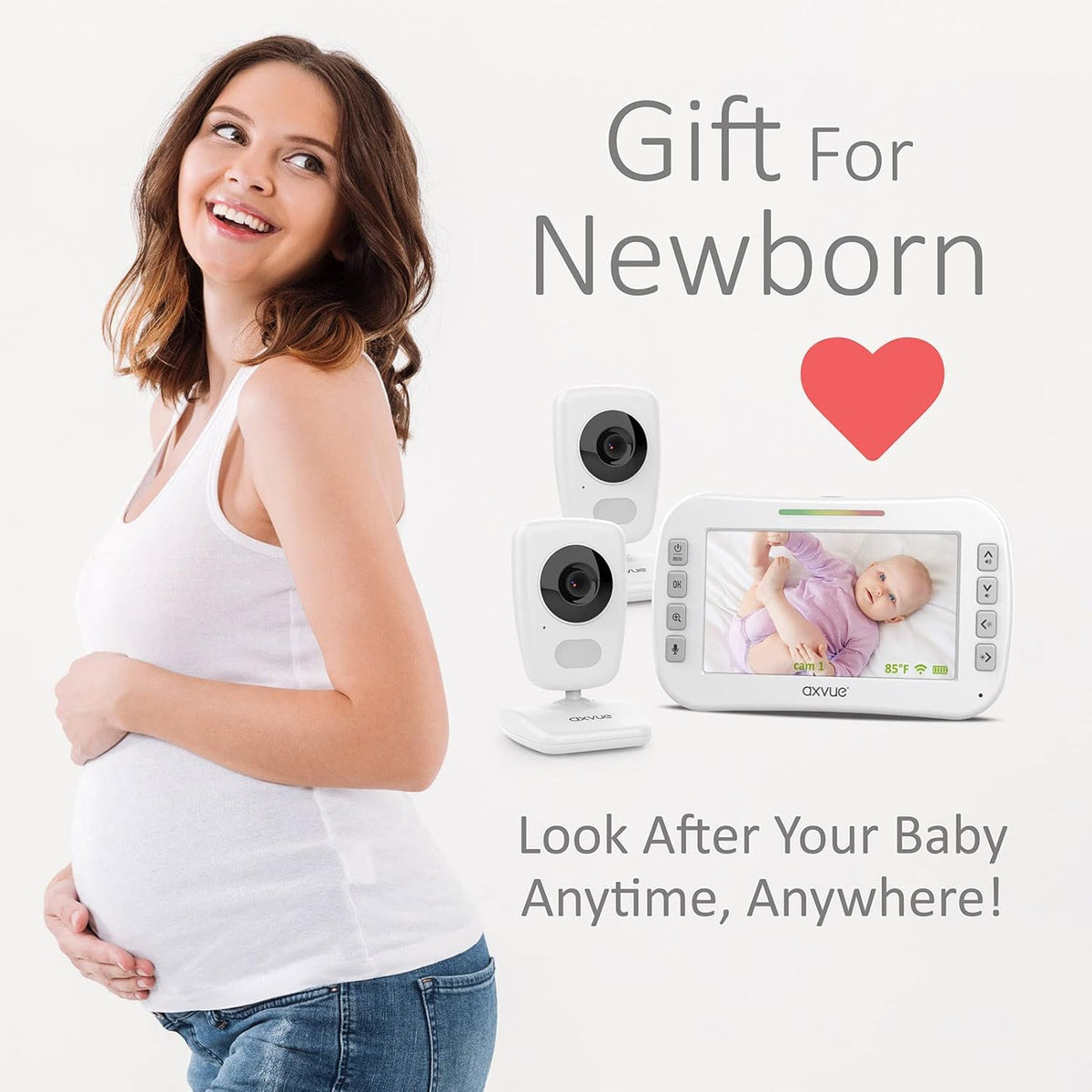 Video Baby Monitor 5 Screen 2 Cam Auto Night Vision X667770
