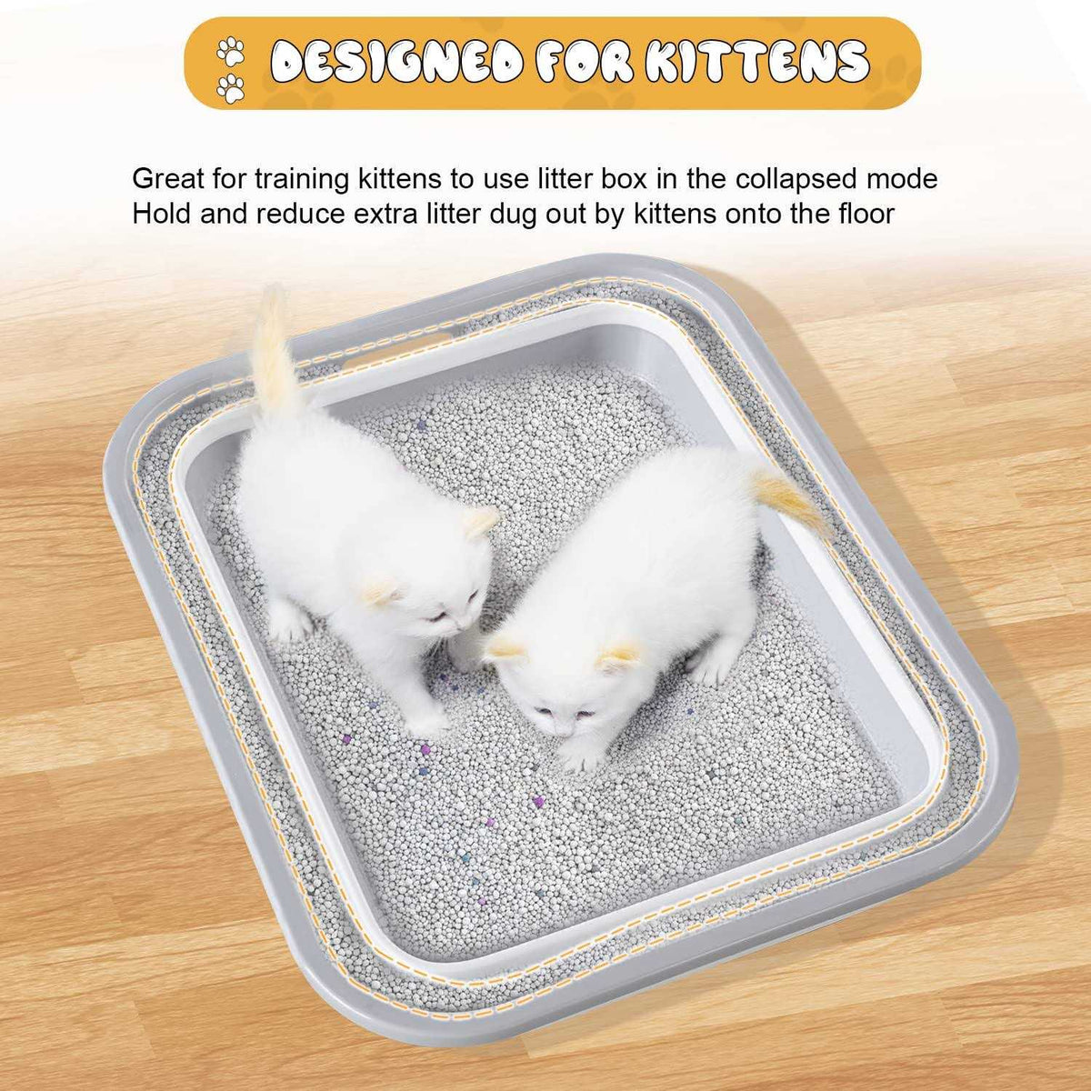 Low Entry Open Cat Litter Box J8524