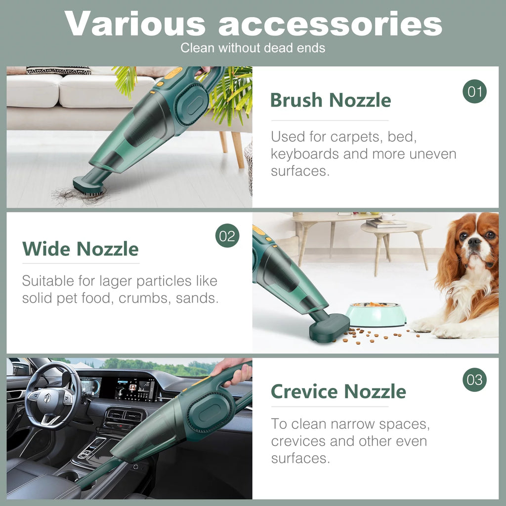 Hand Held Cordless Bagless Wet Dry Car Vacuum Cleaner I3042