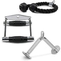 Double D Handle Tricep Rope V-shaped Bar Cable Attachment Combo Y163101